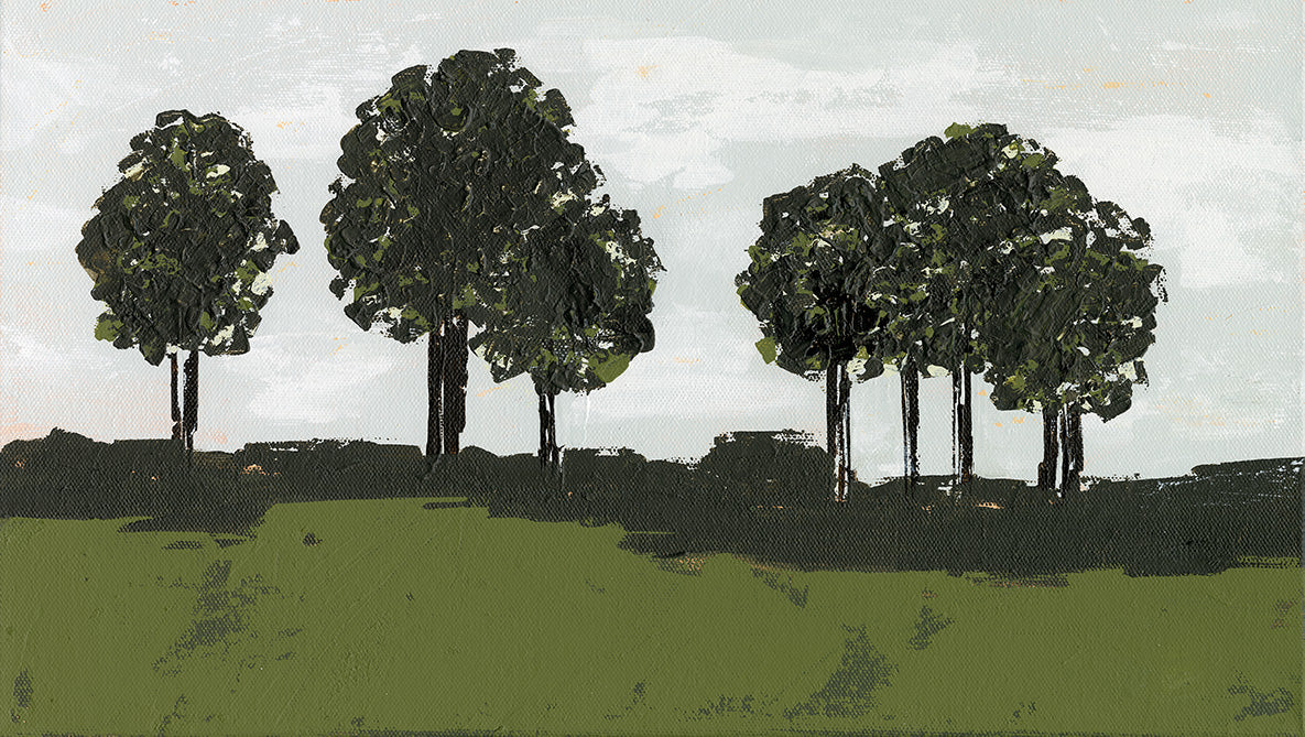Through the Midday Trees